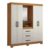 Guarda-roupa Notavel Nt 5015 Nt 5015 Cor Freijóoff White De Mdf Com 4 Portas Articuladas
