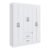 Guarda Roupa Solteiro 6 Portas 2 Gavetas Sidney Doripel Cor Branco