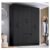 Guarda Roupa Solteiro 6 Portas 2 Gavetas Sidney Doripel Cor Preto
