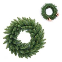 Guirlanda Decorativa De Natal 60cm Com 120 Galhos