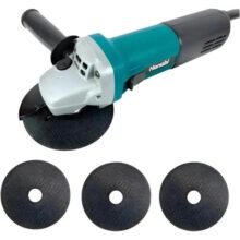 Hanabi Lixadeira Angular Esmerilhadeira Politriz 220V Lixadeira 880W Profissional 4.1/2 115mm 11000rpm com Empunhadura Auxiliar