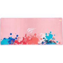 Havit Mouse Pad Gamer Grande MP847 Dimensões 700 x 300 x 3 mm Base de Borracha Antiderrapante, Lona Mercerizada, Borda Costurada, Cobertura de Borda