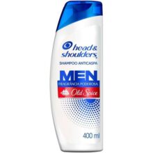 Head & shoulders & Shampoo Anticaspa Masculino com Old Spice Para Cabelo Oleoso 400 Ml, &