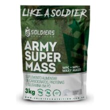 Hipercalórico Army Super Mass 3KgSabor Leite – Soldiers Nutrition