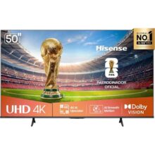Hisense Smart TV 4K 50″ Polegadas 50A6NV com Dolby Vision, HDR10, HLG, Dolby Gaming, Film Maker, DTS Virtual X, Compatibilidade Alexa e Google Home