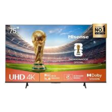 Hisense Smart Tv 4k 75  Polegadas 75a6nv Com Dolby Vision, Hdr10, HLG, Dolby Gaming, Film Maker, Dts Virtual X, Compatibilidade Alexa E Google Home