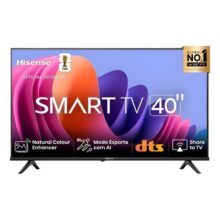 Hisense Smart TV FHD 40″ Polegadas 40A4N com DTS Virtual X Game e Sports Mode Controle por Voz Share to TV e Compatível com Alexa
