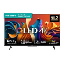 Hisense Smart Tv Uhd 4k Qled 55″ Polegadas 55q6n Google Tv Com Hdr10+, Dolby Atmos, Sports Mode, Game Mode Plus E Compatível Com Alexa