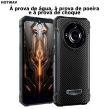 HOTWAV T7 resistencia + prova d’agua 1284+4gb Estoque Brasil Nota fiscal Pretolaranja