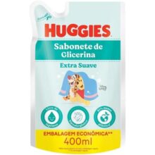 Huggies Refil Sabonete Líquido Glicerina Extra Suave 400 ml