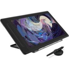 HUION Mesa digitalizadora Kamvas Pro 16 2.5K QHD com tela QLED Tablet gráfico totalmente laminado com caneta, tablet de arte digital de 15,6 polegadas compatível com Mac, PC, Android e Linux