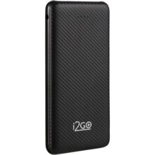 I2GO Carregador Portátil (Power Bank) 10000mAh 2 Saídas USB + 1 Saída/Entrada USB-C Preto i2GO Plus