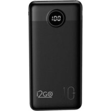 I2GO, Carregador Portátil (Power Bank) Ultra Rápido 10000mAh, Power Delivery 20W, 2 Saídas USB + 1 Saída/Entrada USB-C, Preto, i2GO PRO