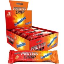 Integralmedica – Barra de Proteína Whey Protein Crisp Bar Ovomaltine – Snack Proteíco – Pré e Pós-Treino – 12 Unidades