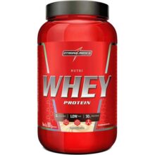 Integralmédica – Nutri Whey Protein Baunilha – Suplemento Alimentar Hipercalórico, Ganho Muscular e Recuperação Pós-Treino – Fonte de Proteínas e Carboidratos – Pote 900g
