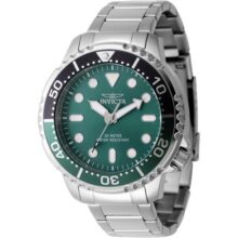 Invicta Pro Diver Masculino 48 mm Aço Inoxidável Mostrador Verde PC21J Quartzo