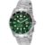 INVICTA Pro Diver Men 43 mm aço inoxidável verde mostrador PC32 quartzo Mergulhador