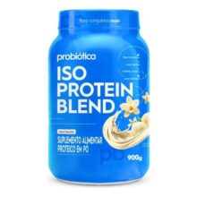 Iso Blend Protein Probiotica Sabor Baunilha Pote 900g Suplemento Academia