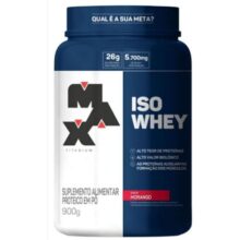 Iso Whey – 900g Morango, Max Titanium