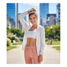 Jaqueta Feminina Alta Performance Leve Treino Academia