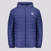 Jaqueta New Era MLB New York Yankees Puffer Basic Marinho
