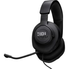 JBL, Fone de Ouvido Com Fio, Quantum 100M2, Headset Gamer, Over Ear, Microfone Removível – Preto