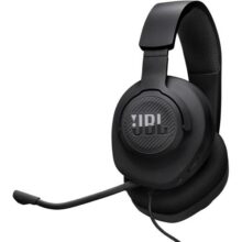 JBL Fone de Ouvido Com Fio Quantum 100M2 Headset Gamer Over Ear Microfone Removível – Preto