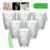 Jogo 6 Copos Diamond 300ml Vidro Grosso Diamante Luxo Moderno Resistente Buffet Casual Baixos Transparente