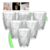 Jogo 6 Copos Diamond 300ml Vidro Grosso Diamante Luxo Transparente