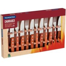 Jogo Churrasco Inox 12pc Dynamic