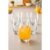 Jogo De Copos 6 Peças California Balão Aruba Redondo 450ml Vidro Transparente Água Suco Refrigerante Kit Mesa Posta Lava-Louças