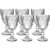 Jogo de Copos de Vidro Haus Empire Diamond 6 Peças 330ml – 57725