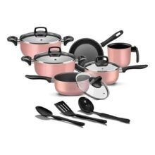 Jogo De Panelas Antiaderente 9 Peças Teflon Várias Cores