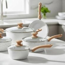 Jogo De Panelas Brinox Antiaderente Ceramic Indução 5 Peças