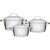 Jogo de Panelas com Fundo Triplo 3 Peça, Tramontina, 65660220, Inox