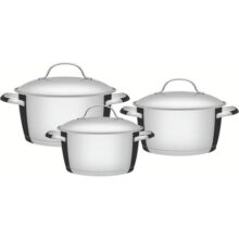 Jogo de Panelas com Fundo Triplo 3 Peça, Tramontina, 65660220, Inox