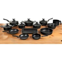 Jogo De Panelas De Cozinha Imperial Antiaderente Super 13 Peças Preto