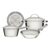 Jogo De Panelas Inox Fundo Triplo Allegra 4 Peças Tramontina