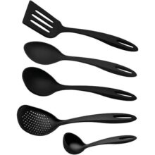 Jogo de Utensílios Tramontina Ability em Nylon Preto 05 Peças