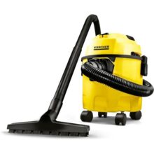 Kärcher Aspirador WDL 1 3 em 1 – Aspira Pó e Água + Função Soprador. Compacto e Portátil – Com alcance de 7,5 metros. Potência de 1500W 110v