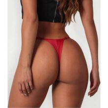 Kit 10 Calcinha Feminina De Renda Fio Dental Duplo Sexy