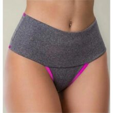 Kit 10 Calcinhas Fitness Cós Alto Com Compressão Pra Barriga