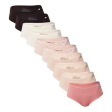 Kit 10 Calcinhas Tipo Calça Média Feminina Delrio