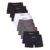 Kit 10 Cueca Boxer Lisa Sem Costura Logo Mash