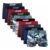 Kit 10 Cuecas Box Boxer Estampadas Masculino