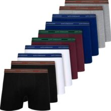 Kit 10 Cuecas Boxer Lupo Algodão Confortável Box Original