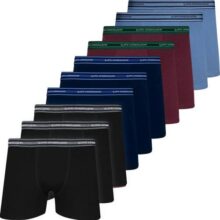 Kit 10 Cuecas Boxer Lupo Algodão – Masculina