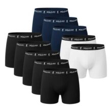 Kit 10 Cuecas Polo Fit Boxer Box Algodão Original