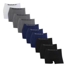 Kit 10 Cuecas Reebok Masculino Boxer Box Microfibra Adulto