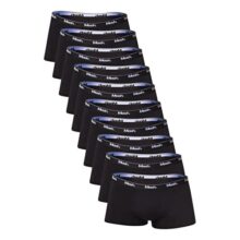 Kit 10 Mash Boxer Masculino  Boxer Cotton 110.20 Preto G